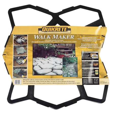 Quikrete Quikrete Walk Maker Recycled Plastic Concrete Stone Pattern Form 2 ft. W X 2 ft. L X 24 in. D 6921-32
